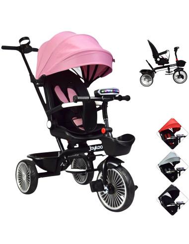 Triciclo para Niños Asiento Giratorio Reclinable con Luz y Sonido | Joykoo Tienda Oficial