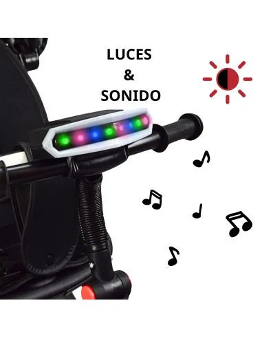 Triciclo para Niños Asiento Giratorio Reclinable con Luz y Sonido | Joykoo Tienda Oficial