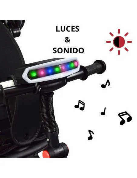 Triciclo para Niños Asiento Giratorio Reclinable con Luz y Sonido | Joykoo Tienda Oficial