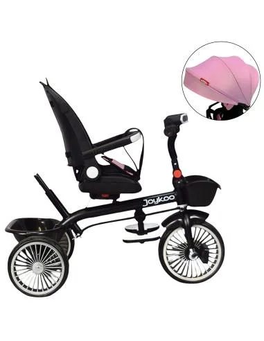 Triciclo para Niños Asiento Giratorio Reclinable con Luz y Sonido | Joykoo Tienda Oficial