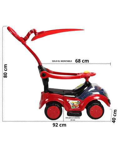Montable Correpasillos para Niños Luz y Sonido Bastón con Toldo | Joykoo Tienda Oficial