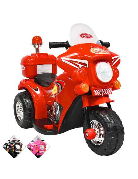 Moto Montable Eléctrica para Niños Luces y Sonido Bateria 6v Joykoo - 1 2