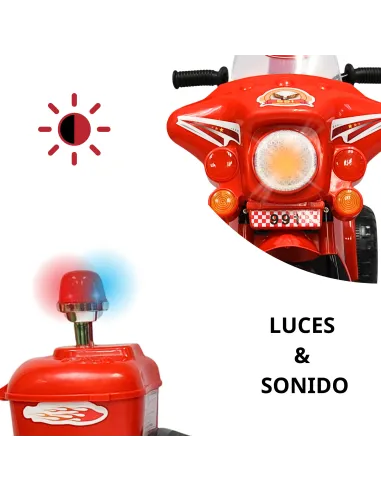 Moto Montable Eléctrica para Niños Luces y Sonido Bateria 6v | Joykoo Tienda Oficial