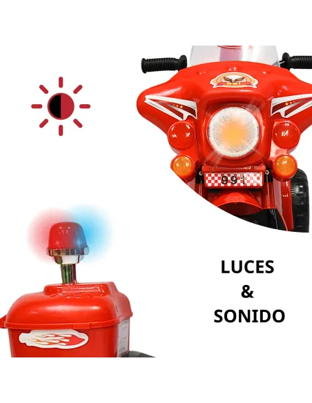 Moto Montable Eléctrica para Niños Luces y Sonido Bateria 6v | Joykoo Tienda Oficial
