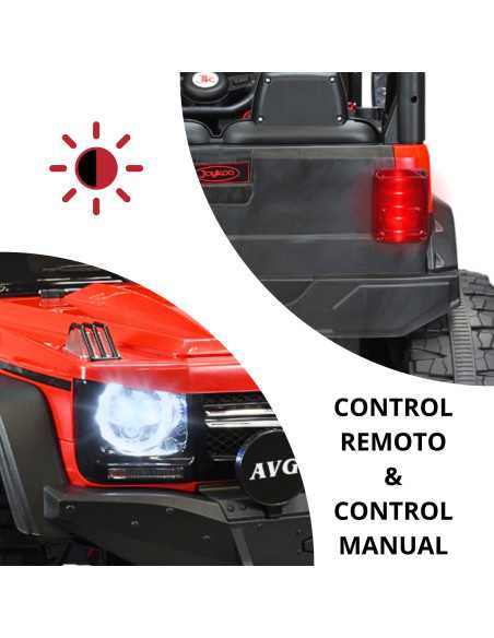 Montable Eléctrico Camioneta 4x4 para Niños Control Remoto 12v | Joykoo Tienda Oficial