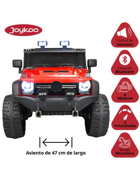 Montable Eléctrico Camioneta 4x4 para Niños Control Remoto 12v | Joykoo Tienda Oficial