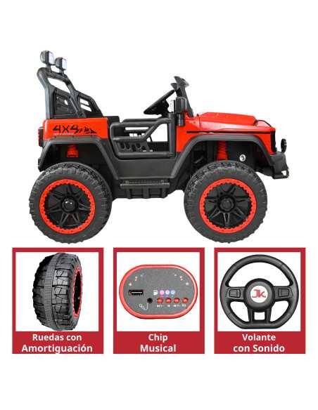 Montable Eléctrico Camioneta 4x4 para Niños Control Remoto 12v | Joykoo Tienda Oficial