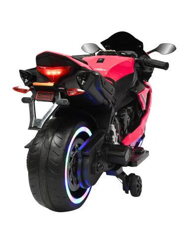 Moto Montable Eléctrica para Niños Luces Led Sonido y Freno Batería 12v | Joykoo Tienda Oficial