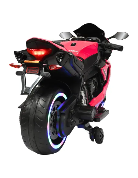 Moto Montable Eléctrica para Niños Luces Led Sonido y Freno Batería 12v | Joykoo Tienda Oficial