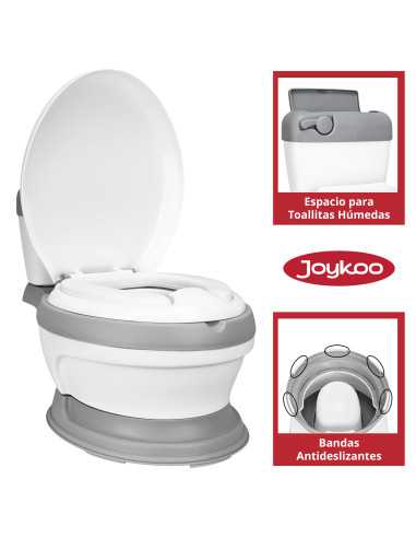 Baño Entrenador para Niños Asiento Acolchado Antideslizante Fácil de Limpiar Diseño Realista | Joykoo Tienda Oficial