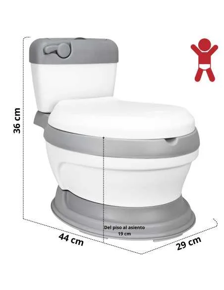 Baño Entrenador para Niños Asiento Acolchado Antideslizante Fácil de Limpiar Diseño Realista | Joykoo Tienda Oficial