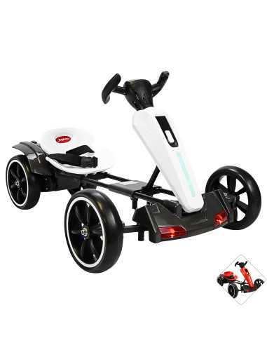 Montable Electrico para Niños Go Kart Luz Sonido Bluetooth Batería 12v | Joykoo Tienda Oficial