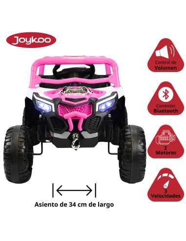 Montable Electrico para Niños Mini 4x4 Bluetooth Luz Sonido Batería 12v | Joykoo Tienda Oficial