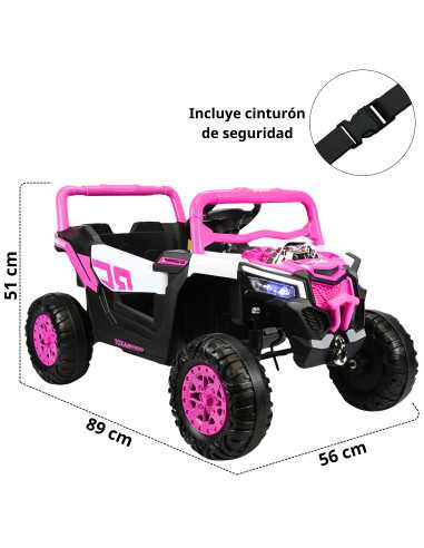 Montable Electrico para Niños Mini 4x4 Bluetooth Luz Sonido Batería 12v | Joykoo Tienda Oficial