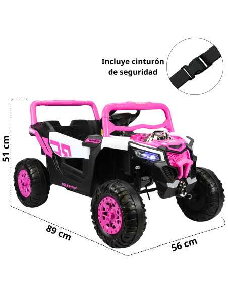 Montable Electrico para Niños Mini 4x4 Bluetooth Luz Sonido Batería 12v | Joykoo Tienda Oficial