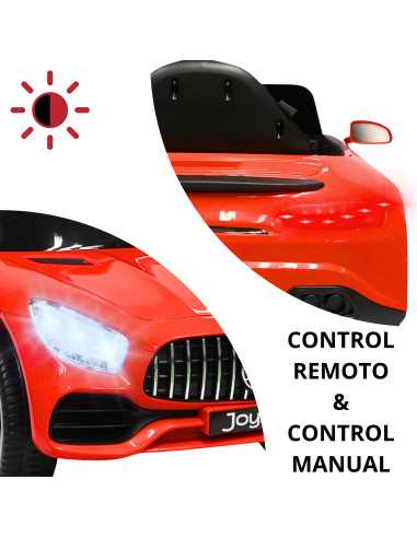 Montable Electrico para Niños Mini Coche Bluetooth, USB y Auxiliar Luces Sonido Batería 12v | Joykoo Tienda Oficial