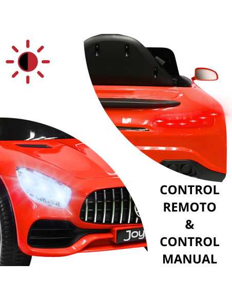 Montable Electrico para Niños Mini Coche Bluetooth, USB y Auxiliar Luces Sonido Batería 12v | Joykoo Tienda Oficial