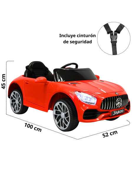Montable Electrico para Niños Mini Coche Bluetooth, USB y Auxiliar Luces Sonido Batería 12v | Joykoo Tienda Oficial
