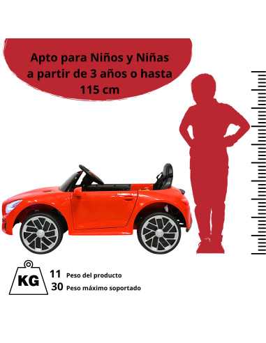 Montable Electrico para Niños Mini Coche Bluetooth, USB y Auxiliar Luces Sonido Batería 12v | Joykoo Tienda Oficial