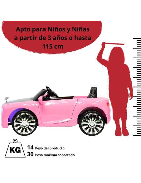 Montable Electrico Clásico para Niños Conexiones Bluetooth USB y Auxiliar Luces Sonido 12v | Joykoo Tienda Oficial