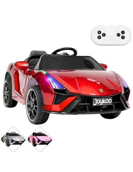 Montable Electrico para Niños Carro Deportivo con Bluetooth Luz Led Control Remoto 12v | Joykoo Tienda Oficial