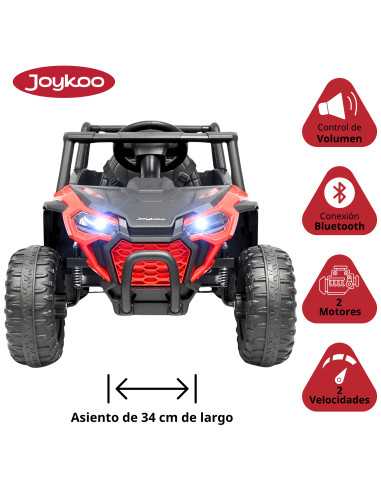 Montable Electrico para Niños UVT-001 Luz y Sonido Control Remoto Conexión USB y Bluetooth 12v | Joykoo Tienda Oficial