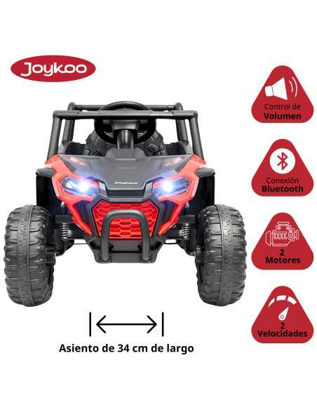 Montable Electrico para Niños UVT-001 Luz y Sonido Control Remoto Conexión USB y Bluetooth 12v | Joykoo Tienda Oficial