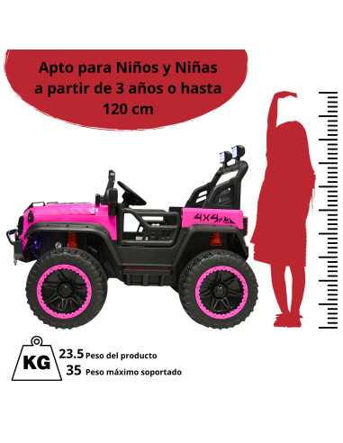 Montable Electrico Camioneta 4x4 para Niños Bluetooth Luces Led Control Remoto Batería 12v | Joykoo Tienda Oficial