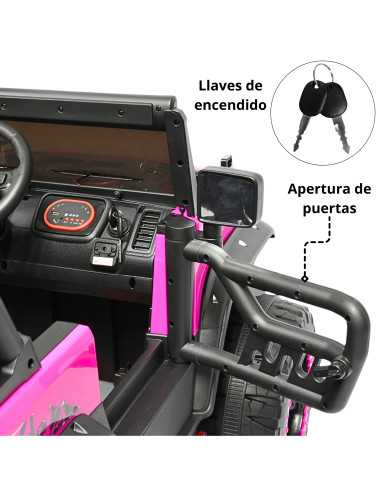 Montable Electrico Camioneta 4x4 para Niños Bluetooth Luces Led Control Remoto Batería 12v | Joykoo Tienda Oficial