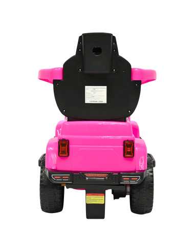 Montable Electrico para Niños Híbrido con Bastón y Pedal Acelerador Barras de Seguridad Luces Batería 6v | Joykoo Tienda Oficial
