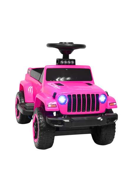 Montable Electrico para Niños Híbrido con Bastón y Pedal Acelerador Barras de Seguridad Luces Batería 6v | Joykoo Tienda Oficial