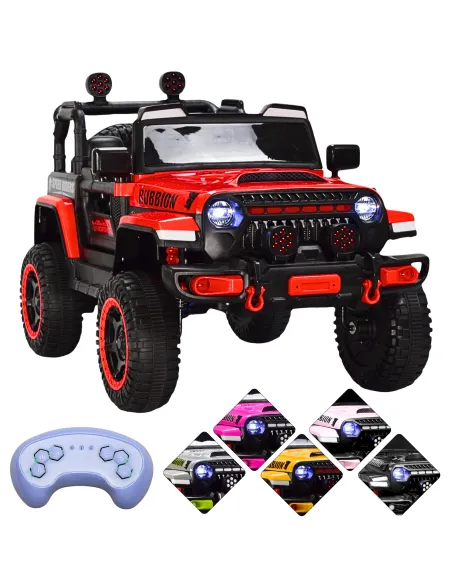 Montable Electrico Camioneta Rubbion Para Niños Control Remoto Luz 12v | Joykoo Tienda Oficial