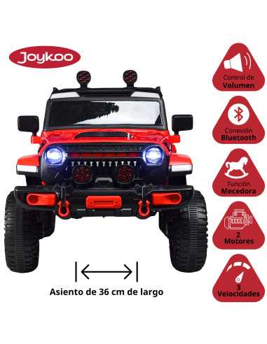 Montable Electrico Camioneta Rubbion Para Niños Control Remoto Luz 12v | Joykoo Tienda Oficial