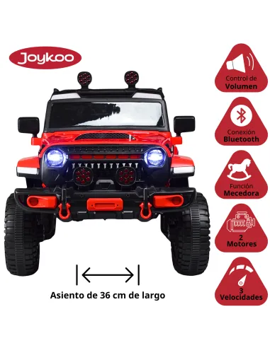 Montable Electrico Camioneta Rubbion Para Niños Control Remoto Luz 12v | Joykoo Tienda Oficial