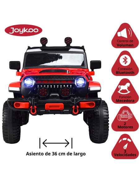 Montable Electrico Camioneta Rubbion Para Niños Control Remoto Luz 12v | Joykoo Tienda Oficial