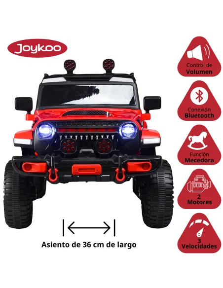Montable Electrico Camioneta Rubbion Para Niños Control Remoto Luz 12v | Joykoo Tienda Oficial