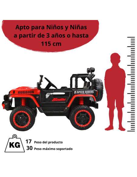 Montable Electrico Camioneta Rubbion Para Niños Control Remoto Luz 12v | Joykoo Tienda Oficial
