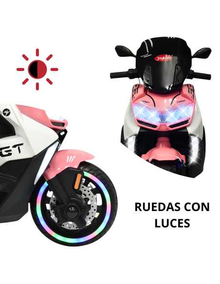 Motocicleta Montable Eléctrica para Niños Luces Sonido Conexión USB y Bluetooth Batería 6v  Apta a partir de 3 Años Joykoo - 1 2