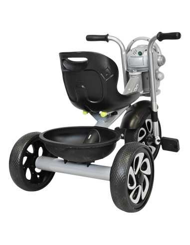 Triciclo para Niños Astronauta con Luz Sonido Ruedas de Eva y Canasta Trasera Apto a partir de 2 Años Soporta hasta 20 kg | Joykoo Tienda Oficial