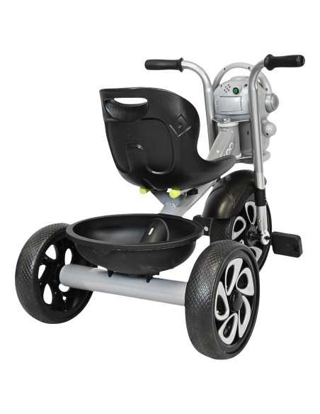 Triciclo para Niños Astronauta con Luz Sonido Ruedas de Eva y Canasta Trasera Apto a partir de 2 Años Soporta hasta 20 kg | Joykoo Tienda Oficial