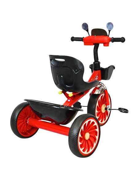 Triciclo para Niños Torreta Antenas con Luz y Sonido Ruedas de Eva Apto a partir de 2 Años Soporta 20 kg | Joykoo Tienda Oficial