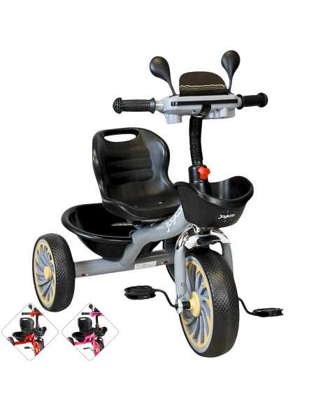 Triciclo para Niños Torreta Antenas con Luz y Sonido Ruedas de Eva Apto a partir de 2 Años Soporta 20 kg | Joykoo Tienda Oficial