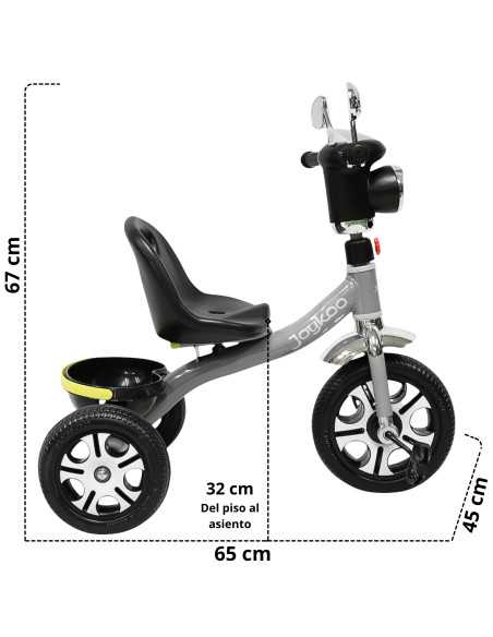 Triciclo para Niños Faro con Luz y Sonido Espejos Ruedas de Eva Apto a partir de 2 Años | Joykoo Tienda Oficial