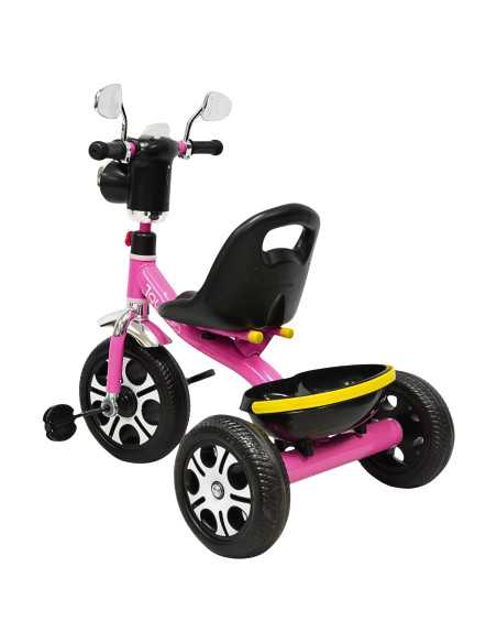 Triciclo para Niños Faro con Luz y Sonido Espejos Ruedas de Eva Apto a partir de 2 Años | Joykoo Tienda Oficial
