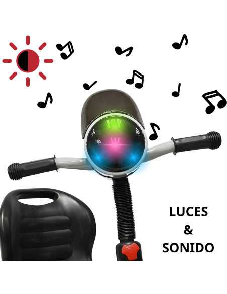 Triciclo para Niños Torreta con Luz y Sonido Ruedas de Eva Apto a partir de 2 Años Soporta hasta 20 kg | Joykoo Tienda Oficial