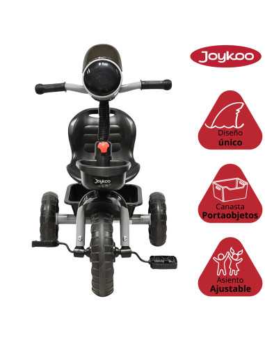 Triciclo para Niños Torreta con Luz y Sonido Ruedas de Eva Apto a partir de 2 Años Soporta hasta 20 kg | Joykoo Tienda Oficial
