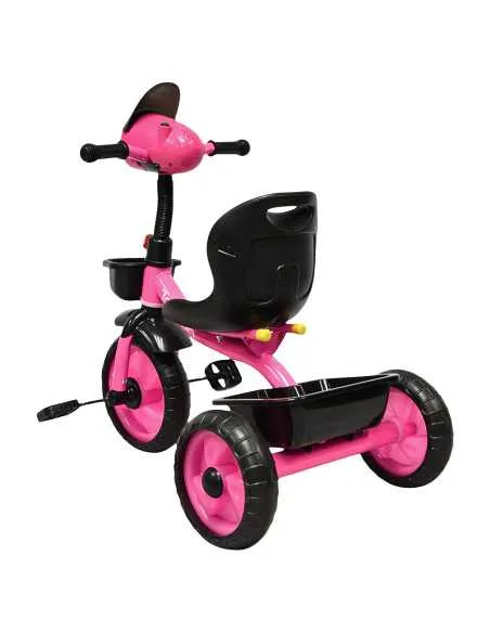 Triciclo para Niños Torreta con Luz y Sonido Ruedas de Eva Apto a partir de 2 Años Soporta hasta 20 kg | Joykoo Tienda Oficial