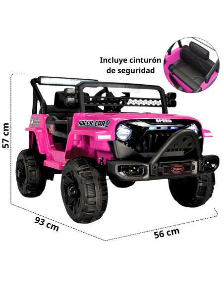 Camioneta para Niños Montable Eléctrica Luz y Sonido Control Remoto 4x2 Bluetooth Soporta Hasta 30 kg | Joykoo Tienda Oficial