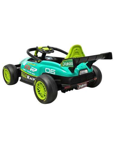 Montable Electrico para Niños Carro de Carreras Bluetooth Control Remoto Batería 12v Apto a Partir de 3 Años Soporta hasta 30 kg | Joykoo Tienda Oficial