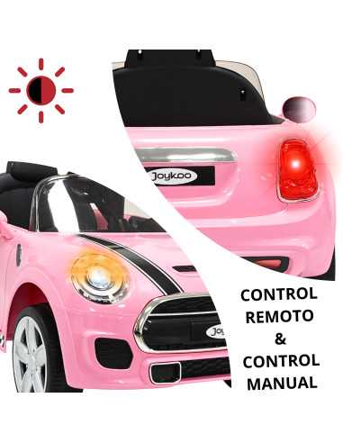 Montable Electrico para Niños con Luz y Sonido Control Remoto Baterías 6v Bluetooth Apto a partir de 3 años o Hasta 30 kg | Joykoo Tienda Oficial